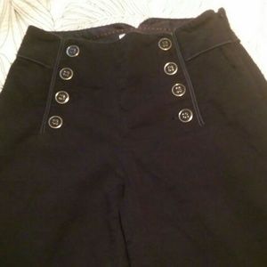 Elevenses wide leg sailor trousers